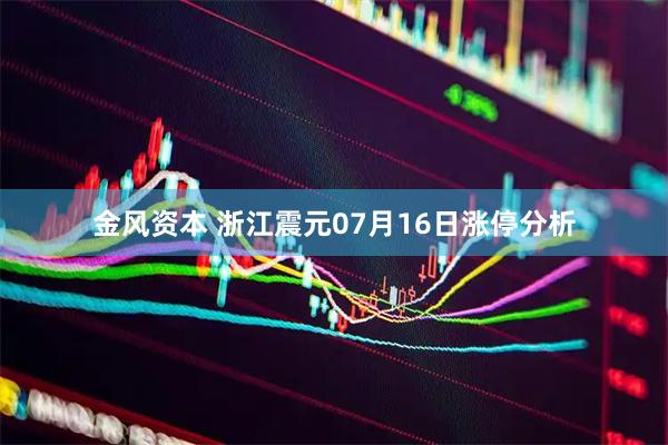 金风资本 浙江震元07月16日涨停分析