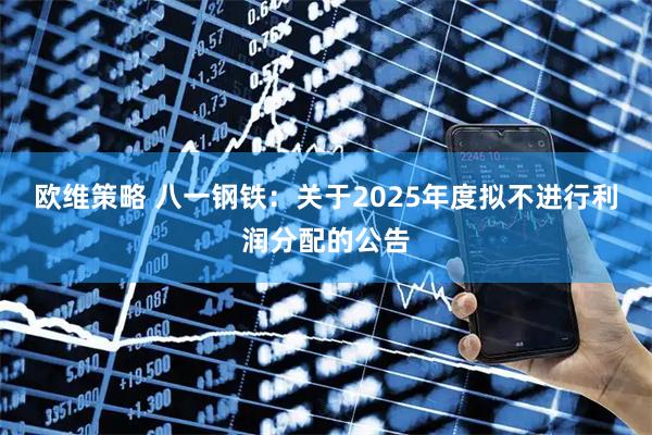 欧维策略 八一钢铁：关于2025年度拟不进行利润分配的公告